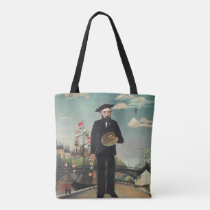 Bolsa Tote Eu Próprio Retrato Paisagem 1890, Henri Rousseau
