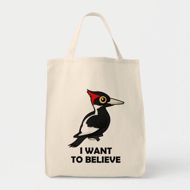 Bolsa Tote Eu quero acreditar (Frente)