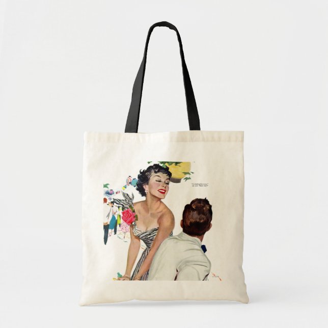Bolsa Tote Eu quero um homem (Frente)