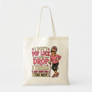 Bolsa Tote Eu Range e Espero o Melhor Humor de Idosos