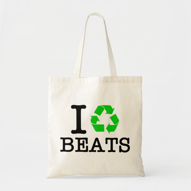 Bolsa Tote Eu Reciclar Beats (Frente)