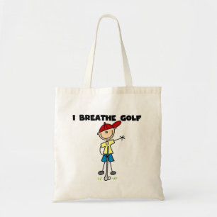 Bolsa Tote Eu Respiro Camisetas de Golfe e Presentes