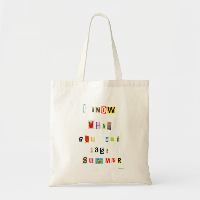 Bolsa Tote Eu Sei O Que Você Fez No Verão Passado (Frente)