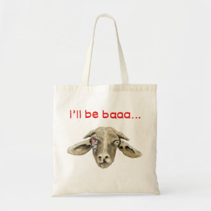 Bolsa Tote Eu serei design engraçado da ficção científica