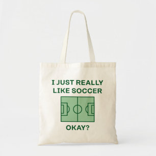 Bolsa Tote Eu Só Gosto Muito De Futebol.