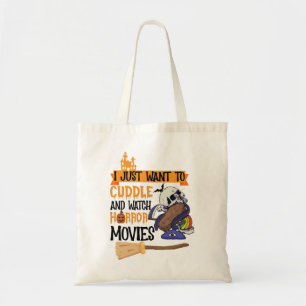 Bolsa Tote Eu Só Quero Me Aconchegar e Assistir Filmes de Ter