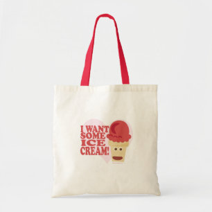 Bolsa Tote Eu Sorvete Coração!