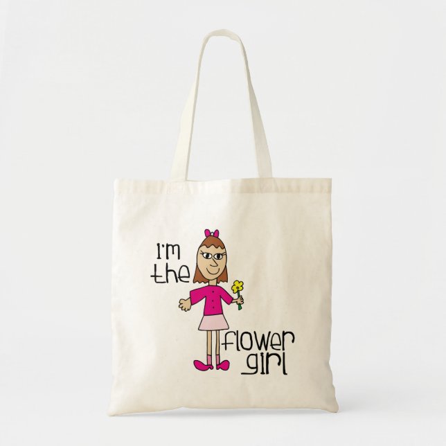 Bolsa Tote Eu sou a Flor Girl (Frente)