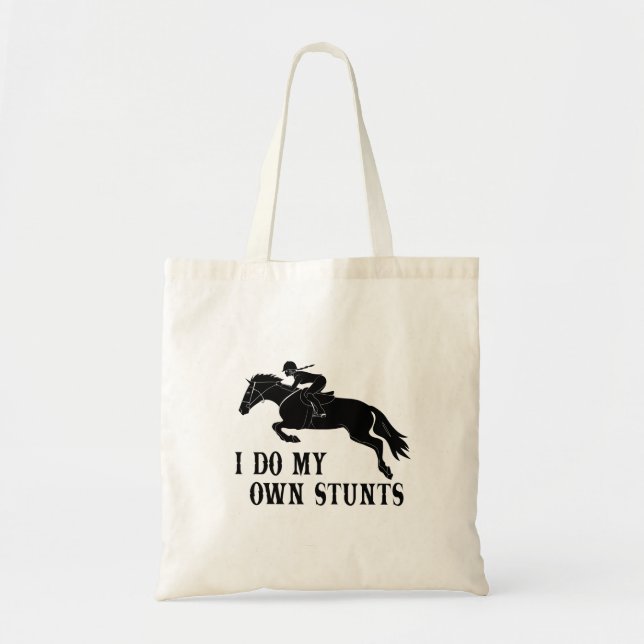 Bolsa Tote Eu Sou A Garota Do Cavalo Que Faz (Frente)
