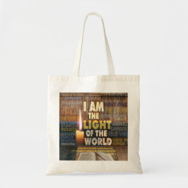 Bolsa Tote Eu sou a Luz do Mundo - John 8:12