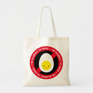 Bolsa Tote Eu sou alérgico aos ovos!