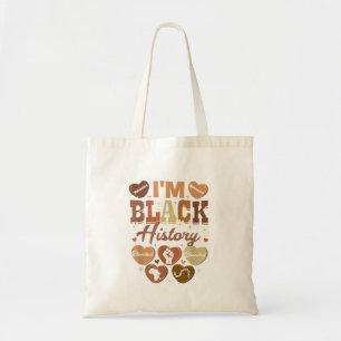Bolsa Tote Eu Sou História Negra Celebrando o Mês da História