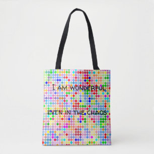 Bolsa Tote Eu sou maravilhoso mesmo na sacola do caos