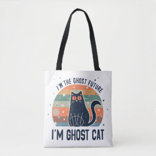 BOLSA TOTE EU SOU O FUTURO DO FANTASMA, GATO DO FANTASMA