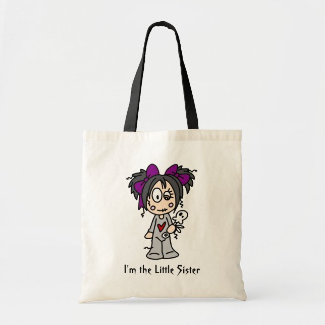Bolsa Tote Eu sou o totebag da irmã mais nova (Frente)