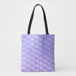 Bolsa Tote Eu Sou Pássaro de Fogo Chama Violeta - Feminino Sa