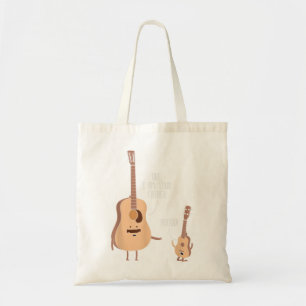 Bolsa Tote Eu Sou Seu Pai Ukulele Guitar Music