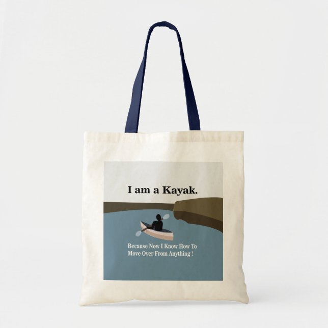 Bolsa Tote Eu sou um caiaque canoagem caiaque  (Frente)