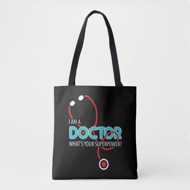Bolsa Tote Eu sou um Doutor (Frente)