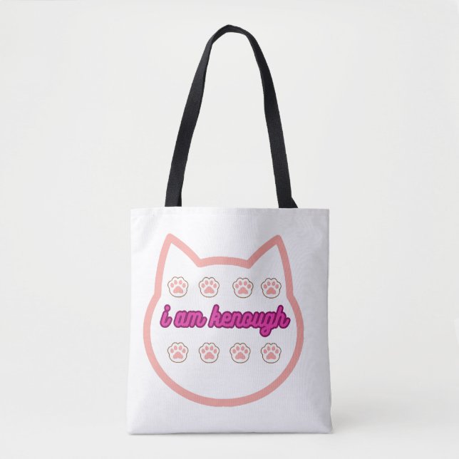 Bolsa Tote Eu sou um gato picado (Frente)