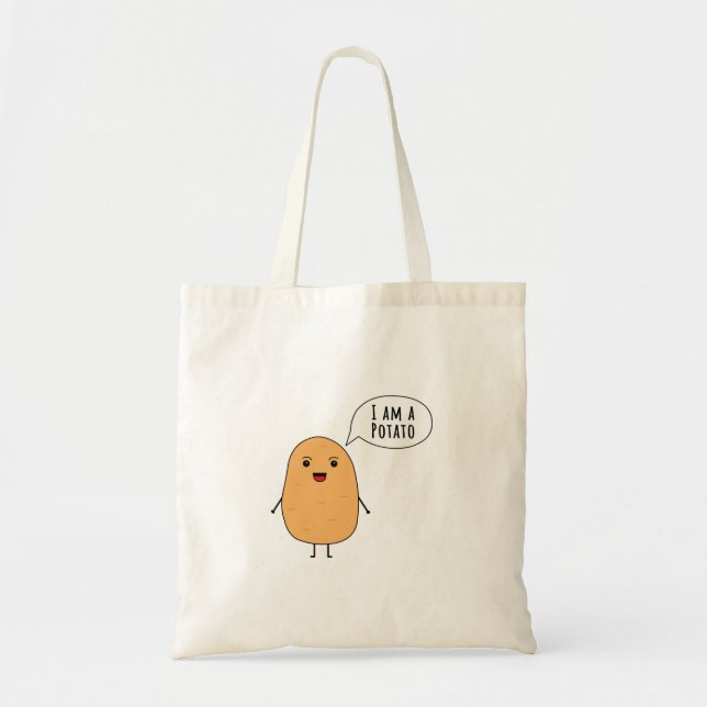 Bolsa Tote Eu sou uma batata (Frente)