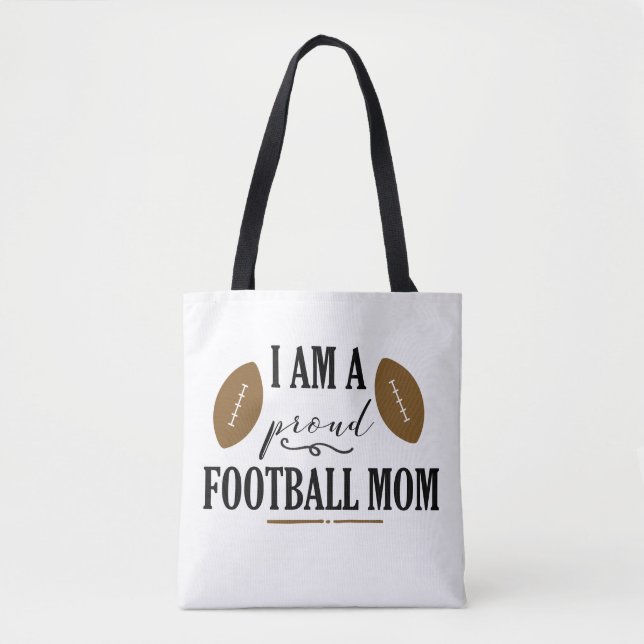 Bolsa Tote Eu sou uma vadia de futebol orgulhosa (Frente)