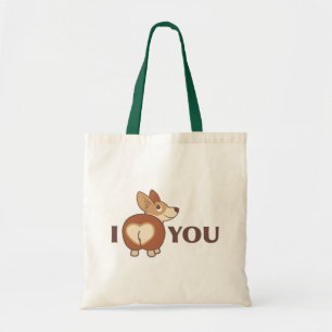 Bolsa Tote Eu Te Amo Corgi Tote Bag