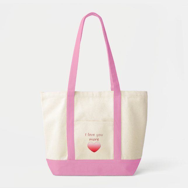 Bolsa Tote Eu te amo mais (Frente)