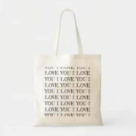 BOLSA TOTE EU TE AMO TOTE BAG