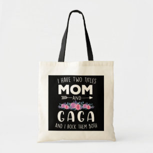 Bolsa Tote Eu Tenho Dois Títulos Mãe E Dia de as mães Gaga