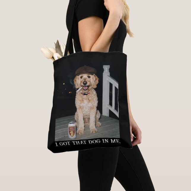 Bolsa Tote Eu Tenho Esse Cachorro Em Mim, Piada Engraçada do  (Close Up)