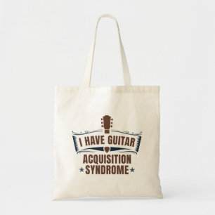 Bolsa Tote Eu Tenho Síndrome de Aquisição de Guitarra