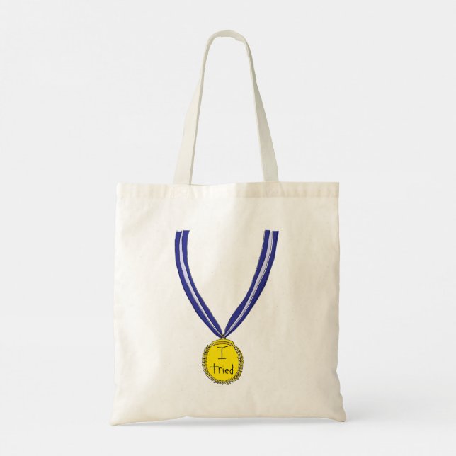 Bolsa Tote Eu Tentei Medalha (Verso)