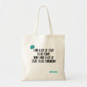 Bolsa Tote Eu tive muito material a fazer hoje