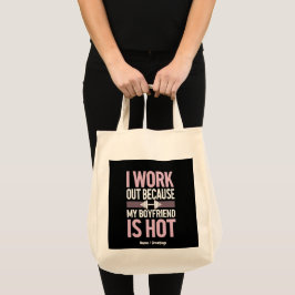 Bolsa Tote Eu Trabalho Porque Minha Namorado É Muito Engraçad