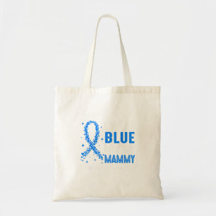 Bolsa Tote Eu Uso Azul Para a Conscientização do Diabetes da 