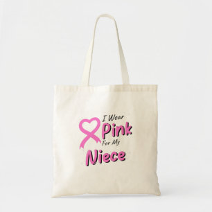 Bolsa Tote Eu Uso Rosa Por Minha Sobrinha