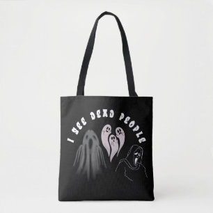 BOLSA TOTE EU VEJO PESSOAS MORTOS