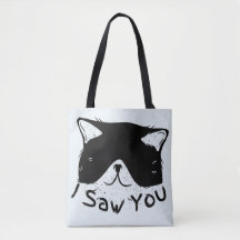 Eu Vi Você Gato Engraçado | Gato Preto | Meme de G