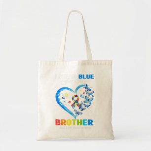 Bolsa Tote Eu Visto Azul Para Meu Irmão Autismo Sensibilizaçã