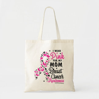 Bolsa Tote Eu Visto rosa para a minha mãe Cancer de consciênc