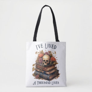 Bolsa Tote Eu Vivi Mil Vidas, Amante de Livros