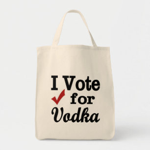 Bolsa Tote Eu Voto pela Vodca