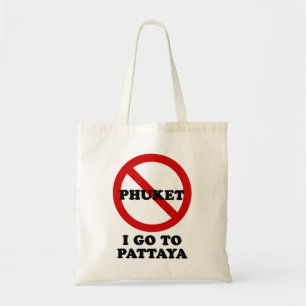 BOLSA TOTE EU VOU PARA PATTAYA