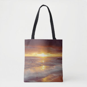Bolsa Tote EUA, Califórnia, San Diego. Praia Sunset Cliffs