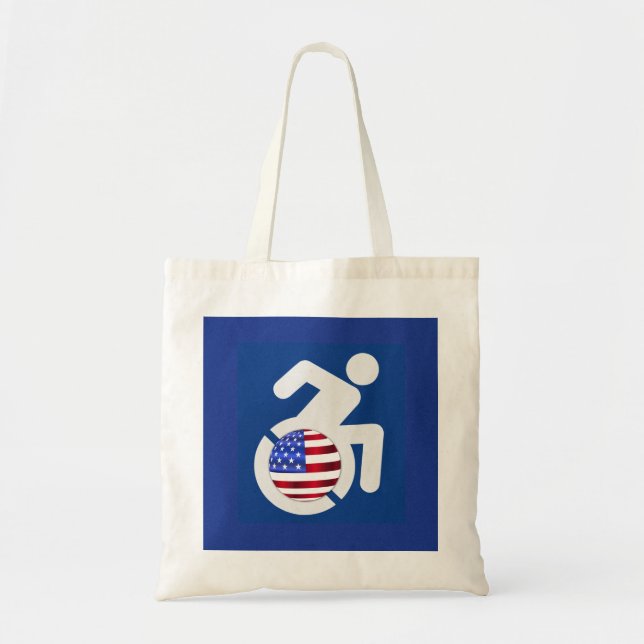 Bolsa Tote EUA Handicapped (Frente)