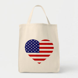 Bolsa Tote EUA Heartflag gtcnt