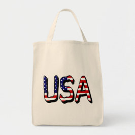 Bolsa Tote EUA sobrepostos na US Flag Gtcnt