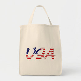 Bolsa Tote EUA sobrepostos na US Flag Gtcnt