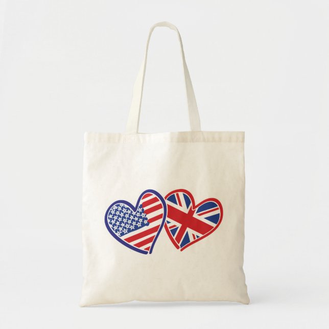 Bolsa Tote EUA — UK-Love (Frente)
